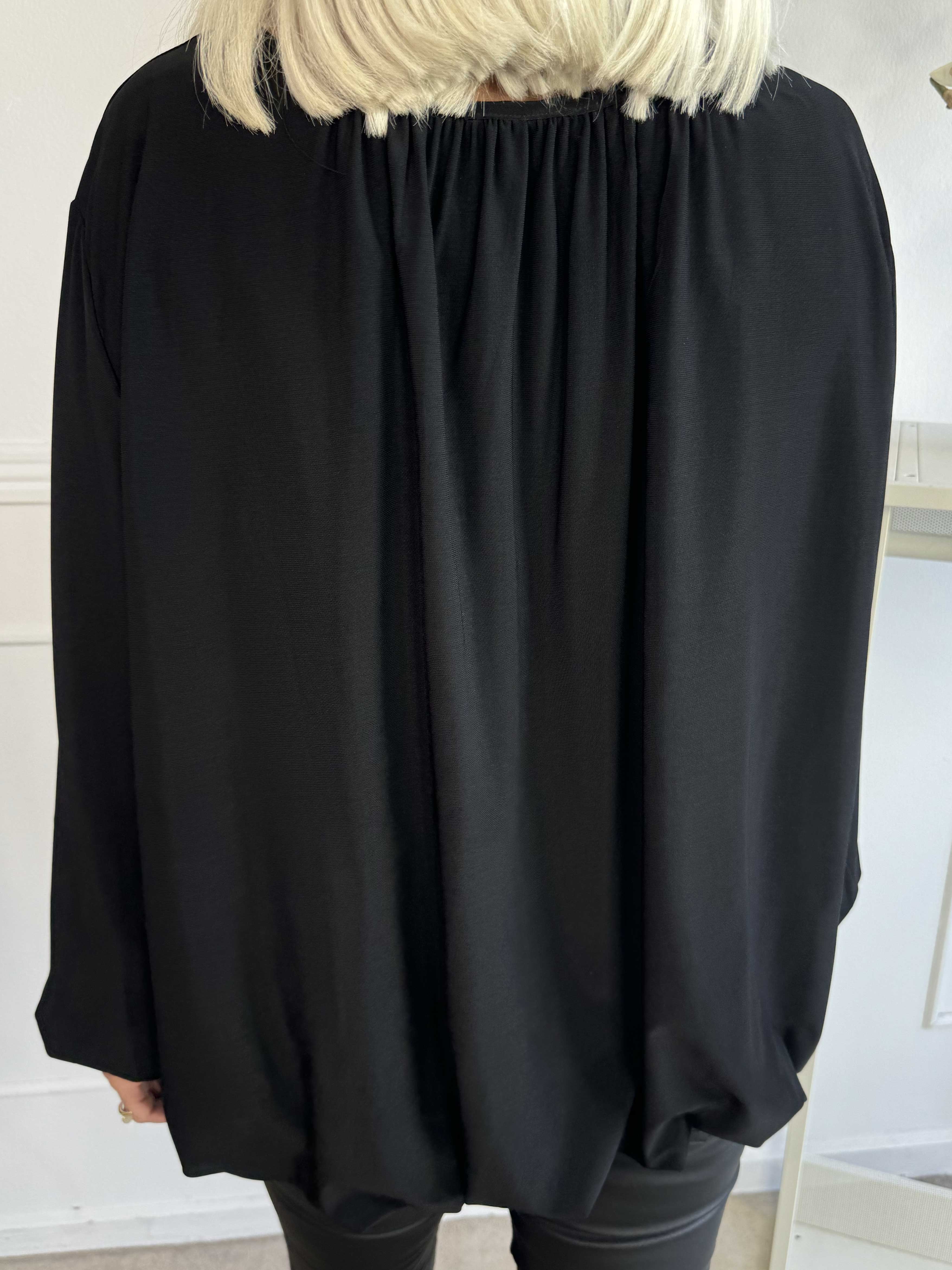 Miracle Plain L/S - Elastisk bluse med lange ærmer